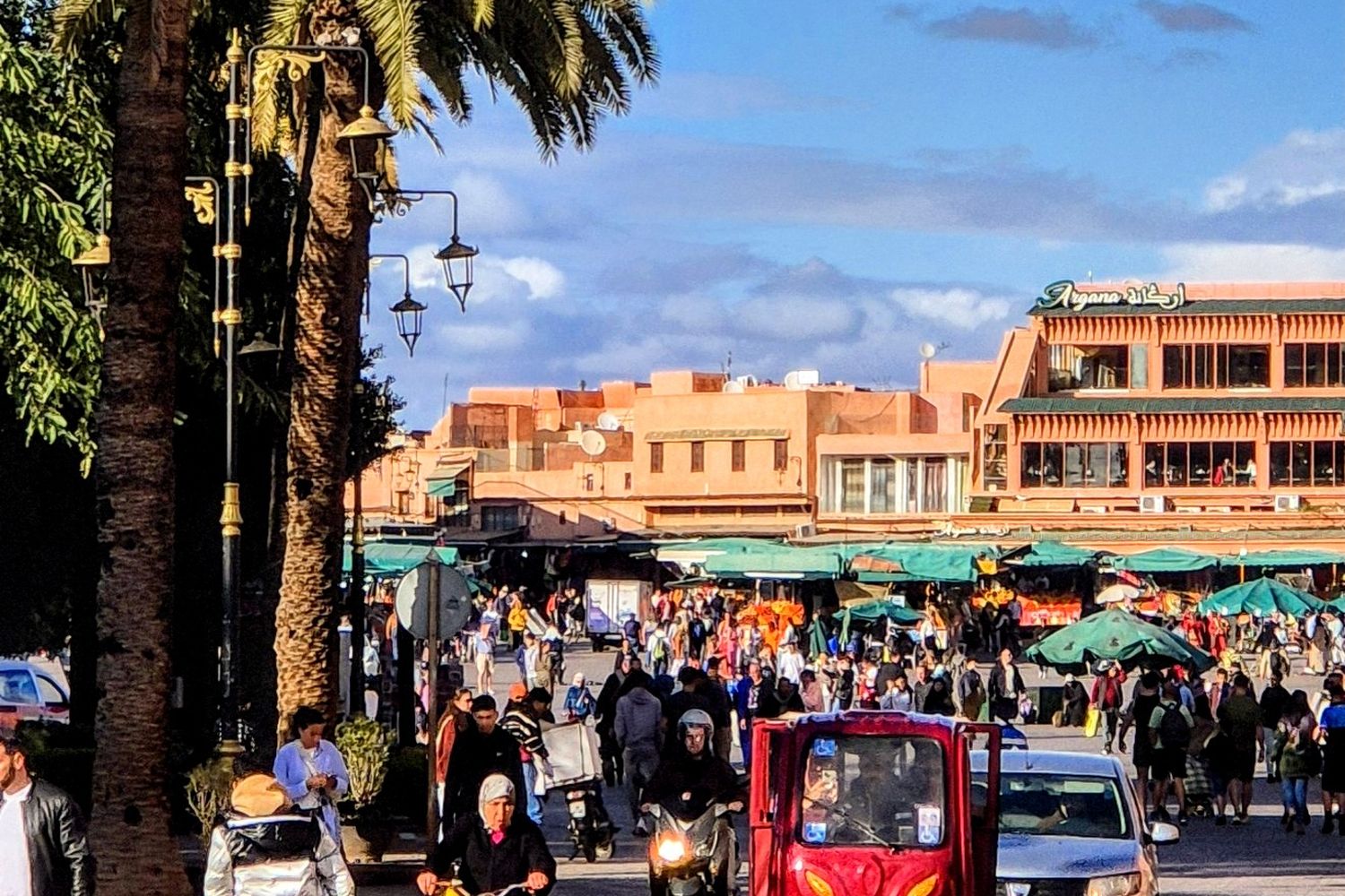 Ramadani viimane õhtu, Saabumine Marrakechi